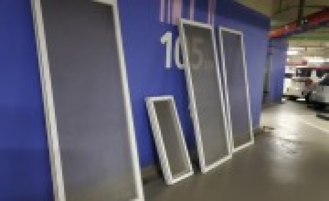 군산 지곡동 쌍용예가 미세방충망 시공