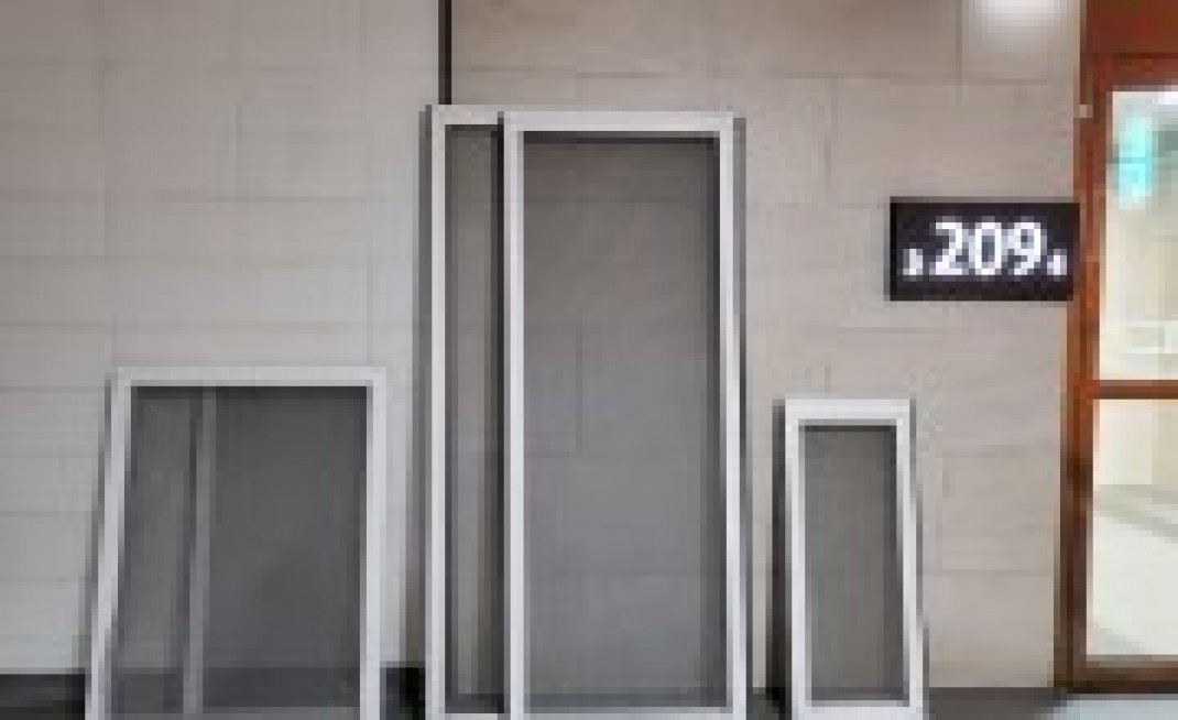 군산 디오션시티 푸르지오, 더샵 미세방충망 시공